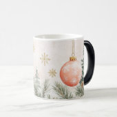 Mug Magic Festive Vintage Christmas Magische Mok (Voorkant rechts)