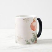 Mug Magic Festive Vintage Christmas Magische Mok (Voorkant rechts)