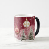 Mug Magic Festive Vintage Christmas Magische Mok (Voorkant rechts)