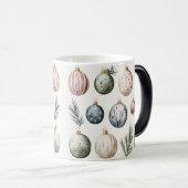Mug Magic Festive Vintage Kerstmis Magische Mok (Voorkant rechts)