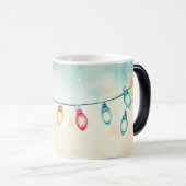 Mug Magic Festive Vintage Kerstmis Magische Mok (Voorkant rechts)