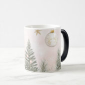 Mug Magic Festive Vintage Kerstmis Magische Mok (Voorkant rechts)