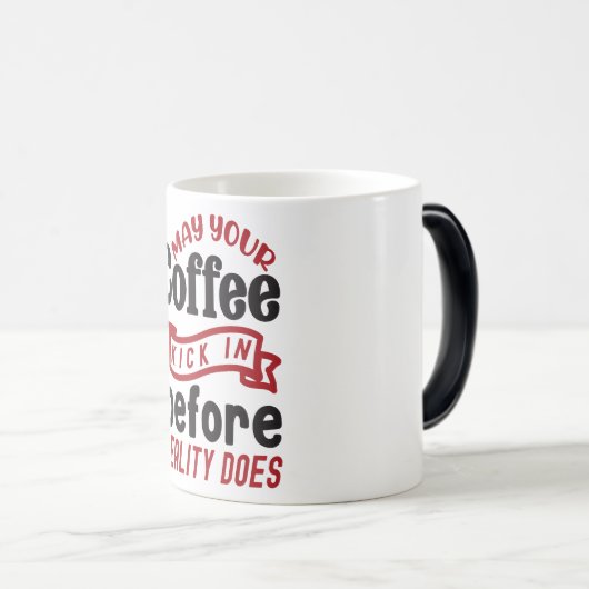 Mug Magic Funny Office Coffee Quotes Magische Mok (Voorkant rechts)
