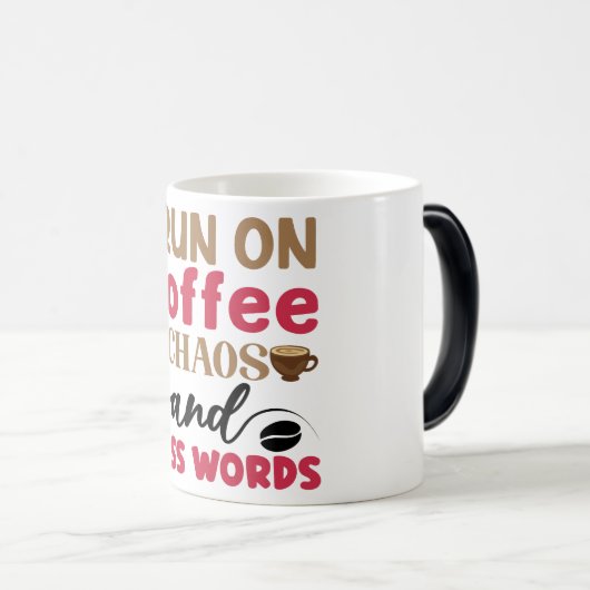 Mug Magic Funny Office Coffee Quotes Magische Mok (Voorkant rechts)