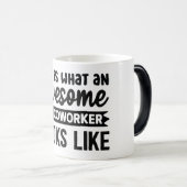 Mug Magic Funny Office Coffee Quotes Magische Mok (Voorkant rechts)
