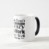 Mug Magic Funny Office Coffee Quotes Magische Mok (Voorkant rechts)