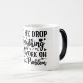 Mug Magic Funny Office Coffee Quotes Magische Mok (Voorkant rechts)