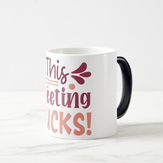 Mug Magic Funny Office Coffee Quotes Magische Mok (Voorkant rechts)