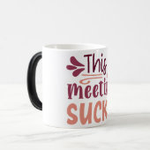 Mug Magic Funny Office Coffee Quotes Magische Mok (Voorkant links)
