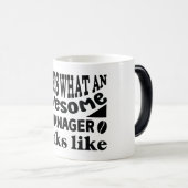 Mug Magic Funny Office Coffee Quotes Magische Mok (Voorkant rechts)