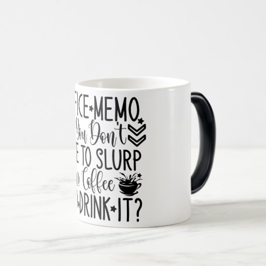 Mug Magic Funny Office Coffee Quotes Magische Mok (Voorkant rechts)
