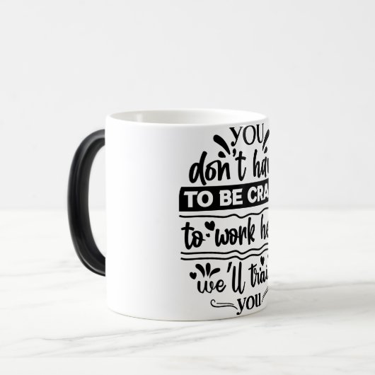 Mug Magic Funny Office Coffee Quotes Magische Mok (Voorkant links)