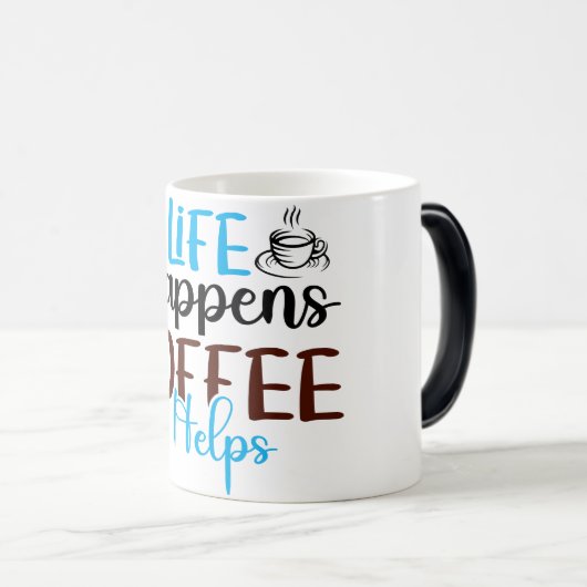 Mug Magic Funny Office Coffee Quotes Magische Mok (Voorkant rechts)