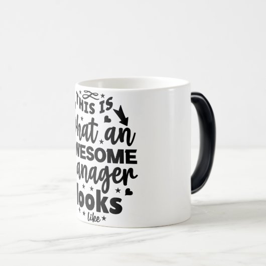 Mug Magic Funny Office Coffee Quotes Magische Mok (Voorkant rechts)