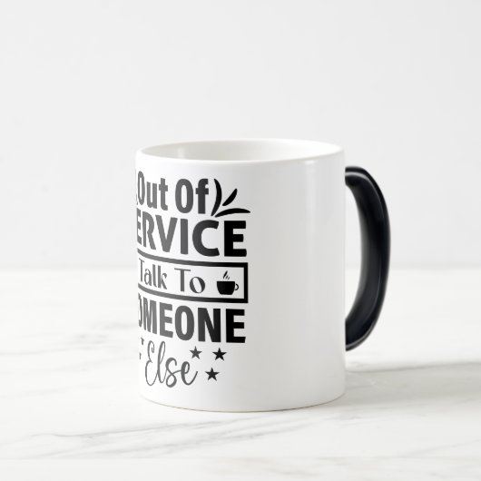 Mug Magic Funny Office Coffee Quotes Magische Mok (Voorkant rechts)