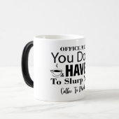 Mug Magic Funny Office Coffee Quotes Magische Mok (Voorkant links)