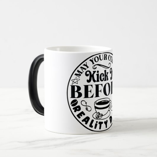 Mug Magic Funny Office Coffee Quotes Magische Mok (Voorkant links)