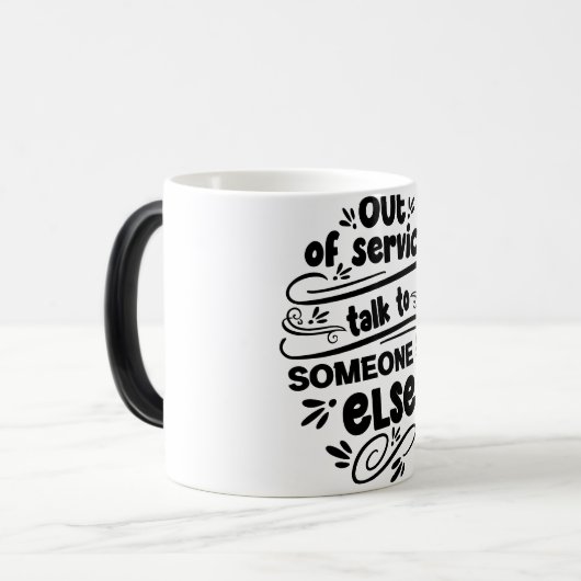 Mug Magic Funny Office Coffee Quotes Magische Mok (Voorkant links)