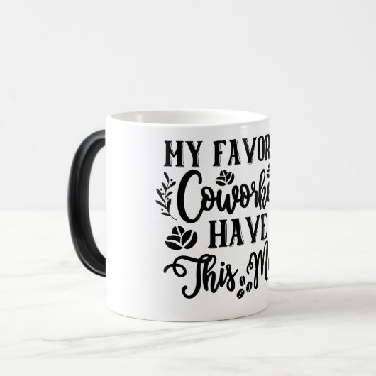 Mug Magic Funny Office Coffee Quotes Magische Mok (Voorkant links)