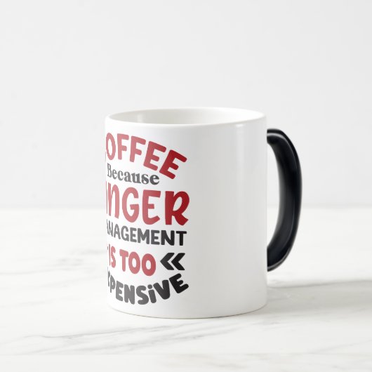 Mug Magic Funny Office Coffee Quotes Magische Mok (Voorkant rechts)
