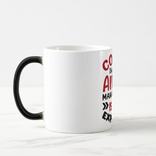 Mug Magic Funny Office Coffee Quotes Magische Mok (Links)