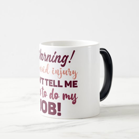 Mug Magic Funny Office Coffee Quotes Magische Mok (Voorkant rechts)