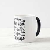 Mug Magic Funny Office Coffee Quotes Magische Mok (Voorkant rechts)