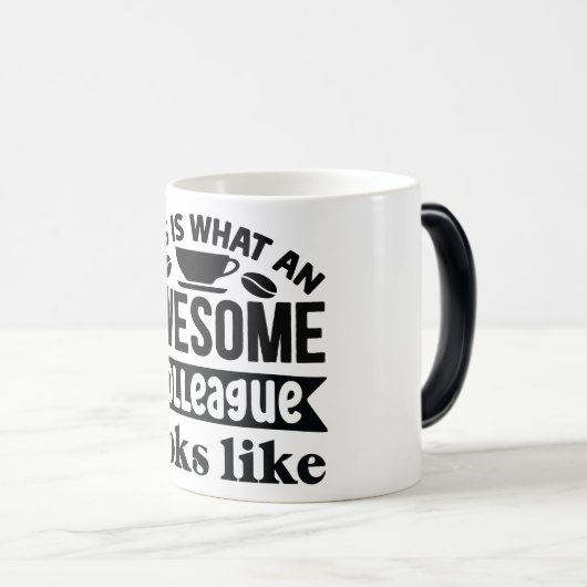 Mug Magic Funny Office Coffee Quotes Magische Mok (Voorkant rechts)
