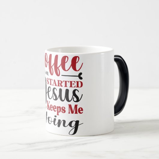 Mug Magic Funny Office Coffee Quotes Magische Mok (Voorkant rechts)