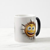 Mug Magic Gezichtsemoticon Doorbraak Magische Mok (Voorkant rechts)