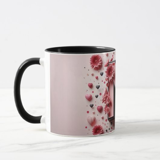 Mug Magic N Valentine Alphabet 3D Mok (Links)