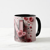 Mug Magic N Valentine Alphabet 3D Mok (Voorkant rechts)