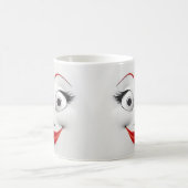 Mug Magic Sarcastic Women Face with Red Lips Magische Mok (Center)