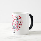 Mug Magic Valentines Day Hearts Magische Mok (Voorkant rechts)