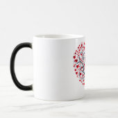 Mug Magic Valentines Day Hearts Magische Mok (Links)