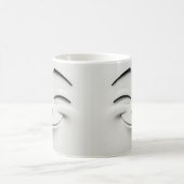Mug Magic Winking Cartoon Face 3D Magische Mok (Center)