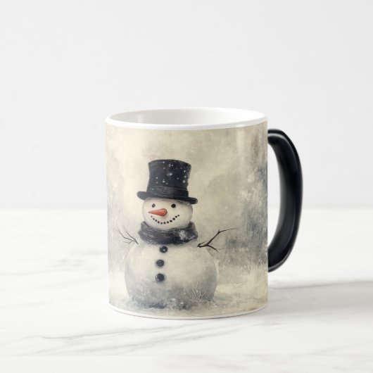 Mug Magie Kerstmis Vintage Kerstmis Magische Mok (Voorkant rechts)