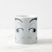 Mug Magie Knipogend Carton Gezicht 3D Magische Mok (Center)