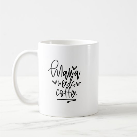 Mug - Mama Needs Coffee Koffiemok (Links)