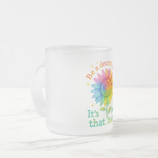 Mug Matglas Koffiemok (Voorkant links)