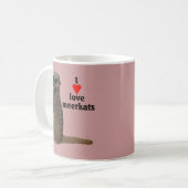Mug "Meerkats " Koffiemok (Voorkant links)