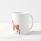 Mug Merry Christmas Renne Koffiemok (Voorkant rechts)