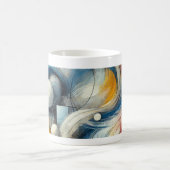 Mug met abstracte tekening koffiemok (Center)