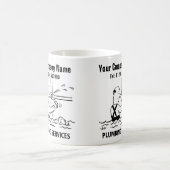 Mug met cartoon loodgietersdiensten koffiemok (Center)
