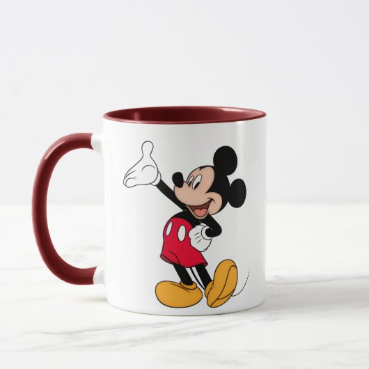 mug met cute muis, mok (Links)