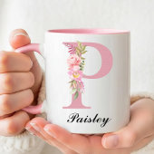 Mug met eigen rozen voor babyshower cadeau voor ma mok