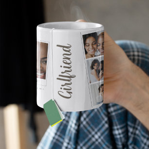Mug met fotocollage van vriendin koffiemok