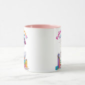 Mug met gans aangedreven door leren – Leuk voor te Mok (Midden)