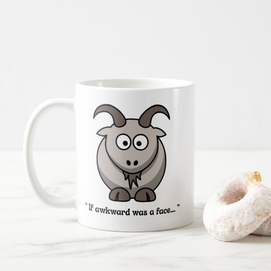Mug met gekkekken koffiemok (Met donut)