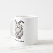 Mug met gekkekken koffiemok (Voorkant links)
